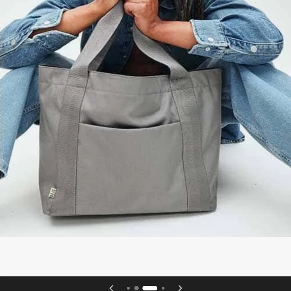 BEIS BEISic Gray Tote Bag